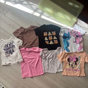 4T Toddler Girls Shirt Lot